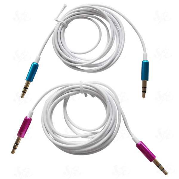 STEREO TO STEREO/ AUX CABLE (COLORS)