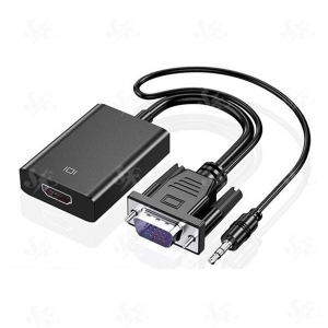 VGA TO HDMI CONVERTER WITH AUDIO JACK